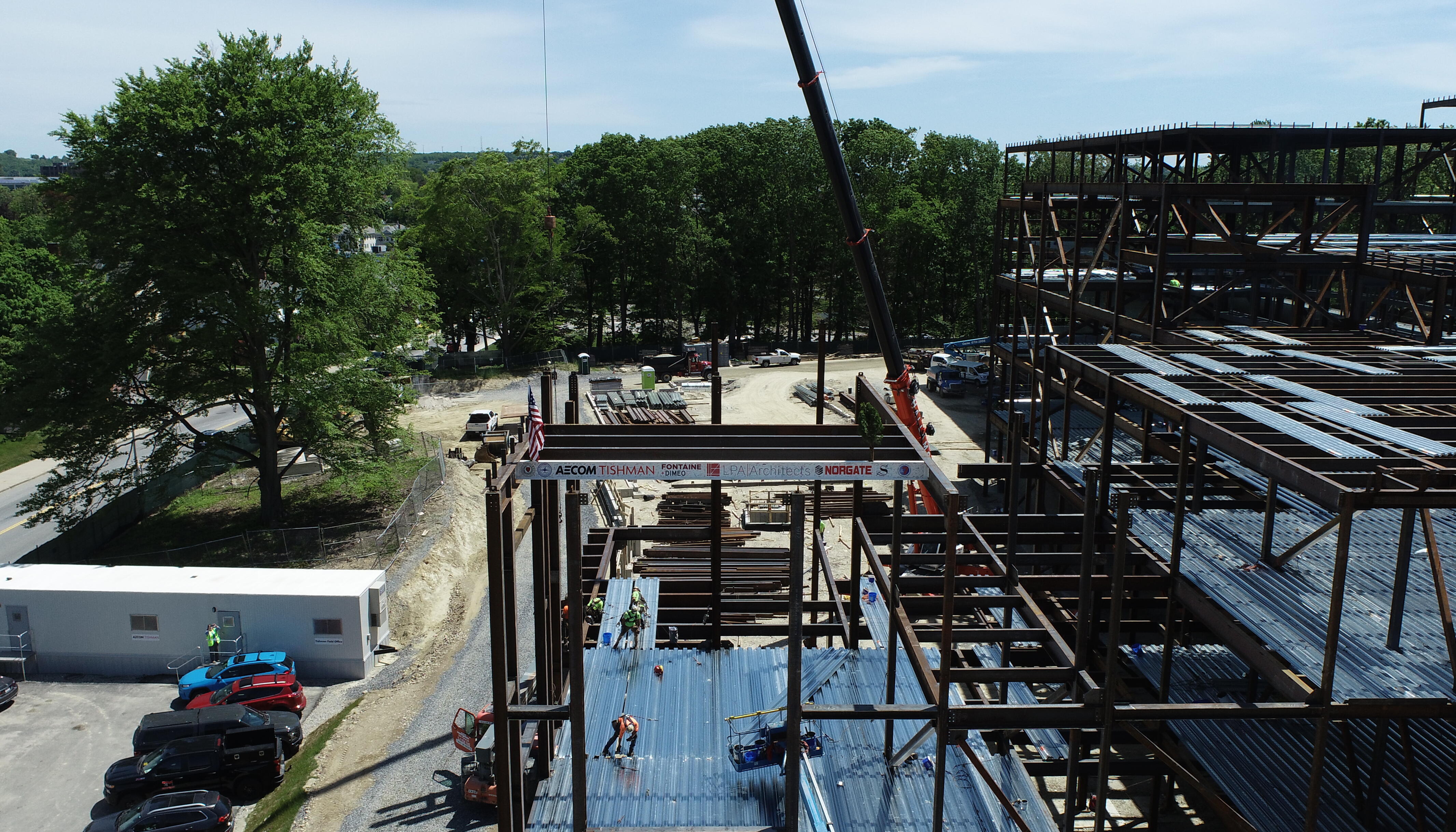 Topping Off Ceremony At Doherty Memorial High School — Fontaine